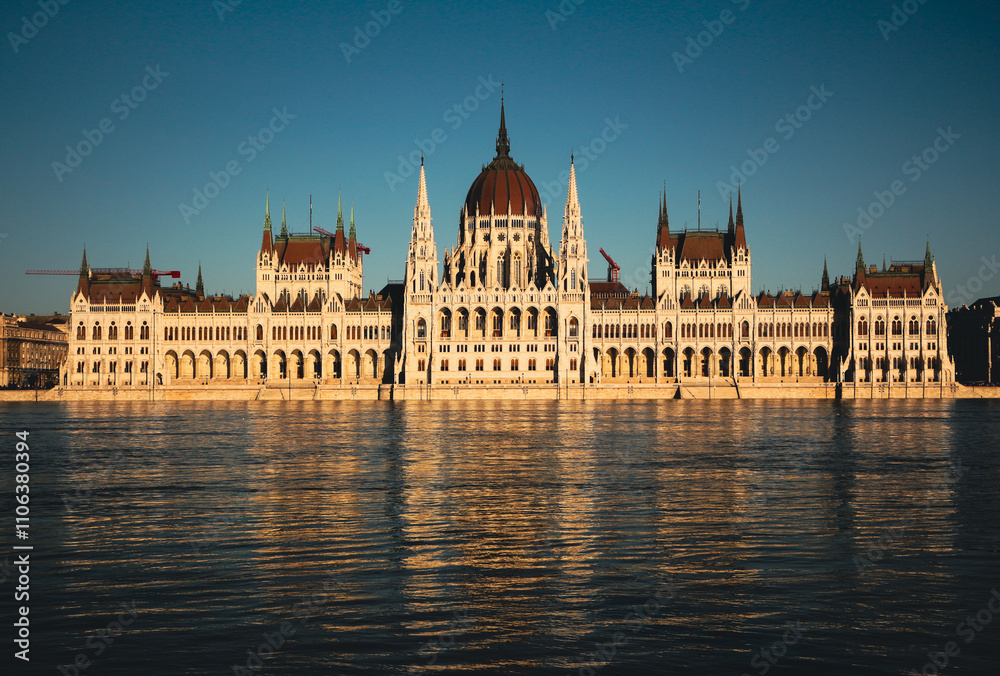 Parliament building in Budapest. Parliament building in Budapest.