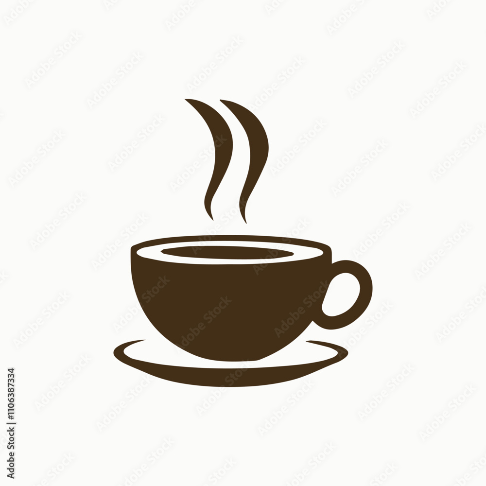 Obraz premium Coffee cup vector icon