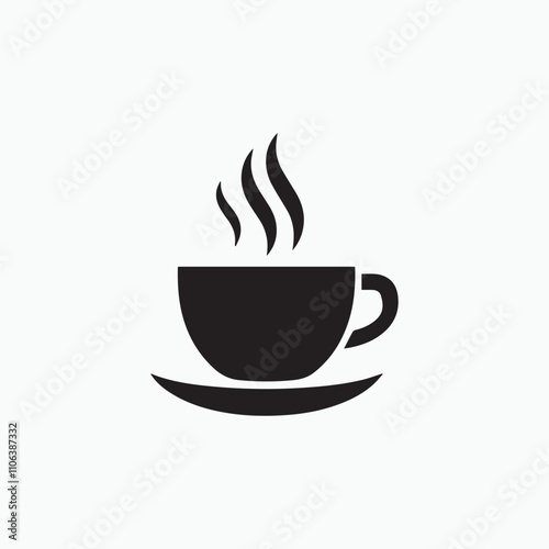 Coffee cup vector icon
