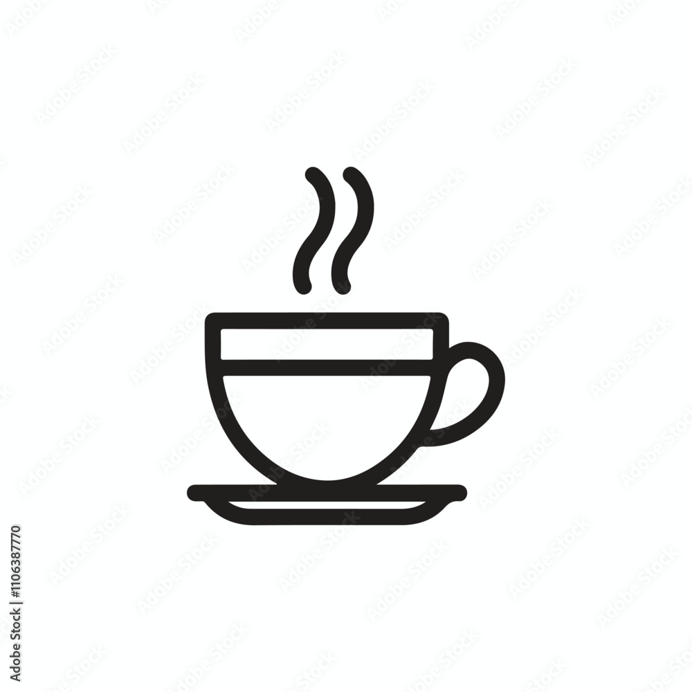 Coffee cup vector icon Coffee cup vector icon