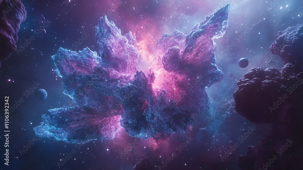 Luminous Galaxy, Cinematic Cosmic, Space