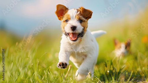 golden retriever running