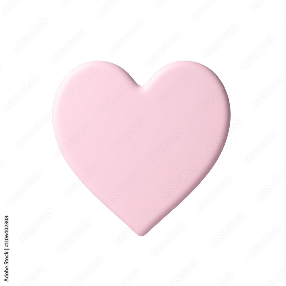 Elegant matte pink heart outline on gray Elegant matte pink heart outline on gray