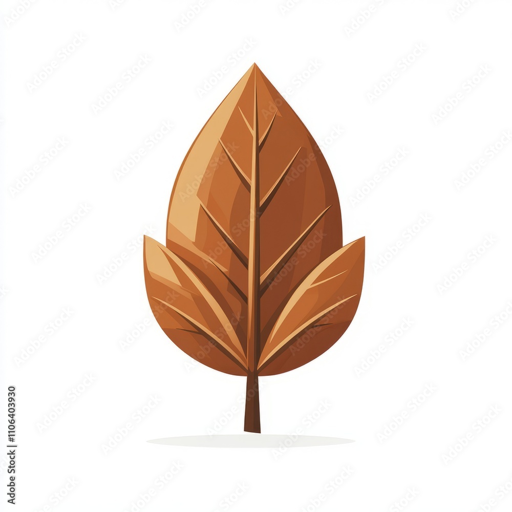 Autumn Leaf Illustration Graphic Design