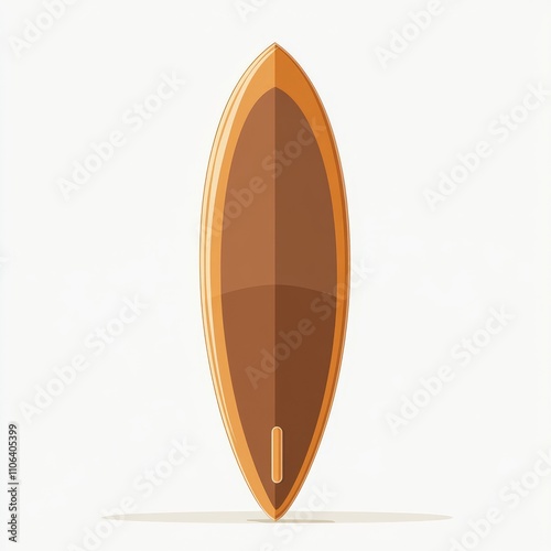 Stylish Surfboard Design Illustration