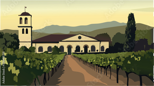 California's Iconic Napa Valley.eps