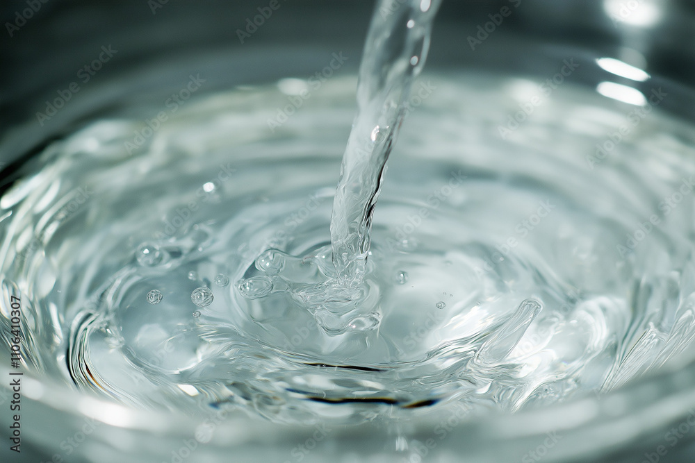 Wasserfluss in einer Glasschale
Wasserfluss in einer Glasschale