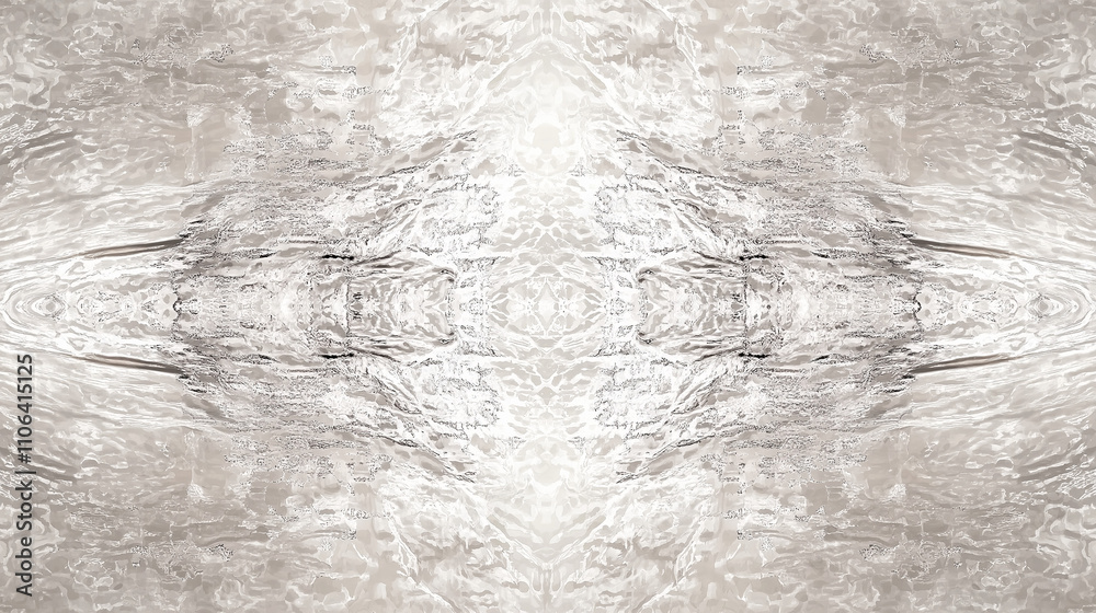 Naklejka premium Kreisende Wasseroberfläche mit reflektierenden Wellenmustern