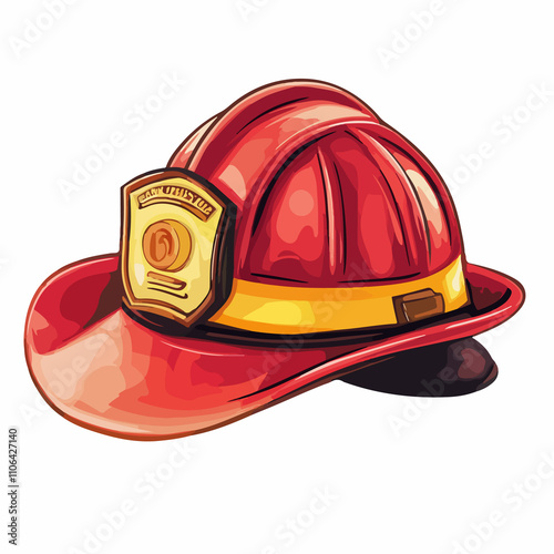 Professional Fireman's Hat with Department Cap Equipment for Firefighters