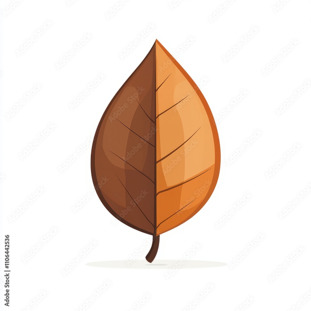 Autumnal Leaf Illustration