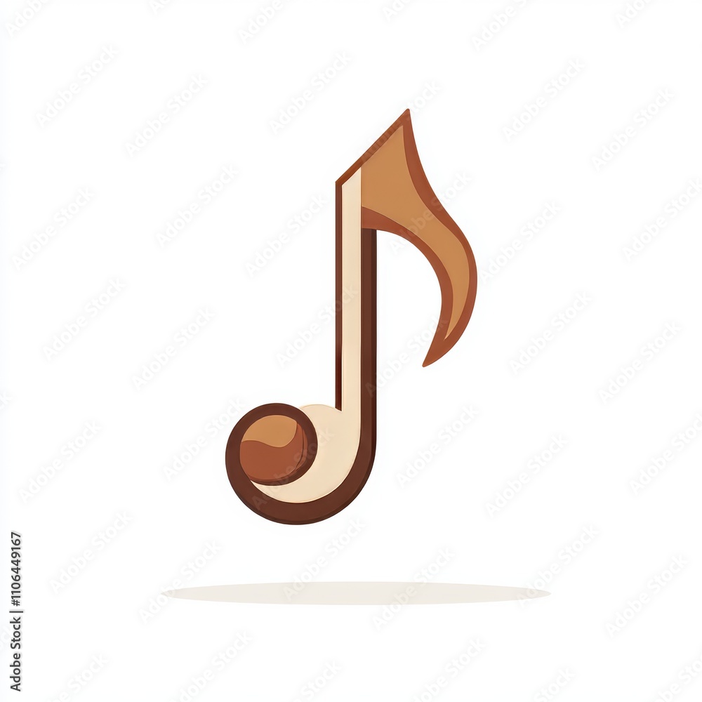 Elegant Music Note Graphic Design Elegant Music Note Graphic Design