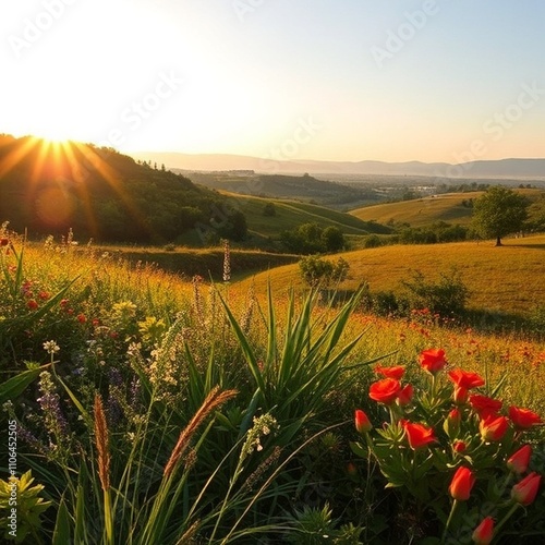 poppies in the field
