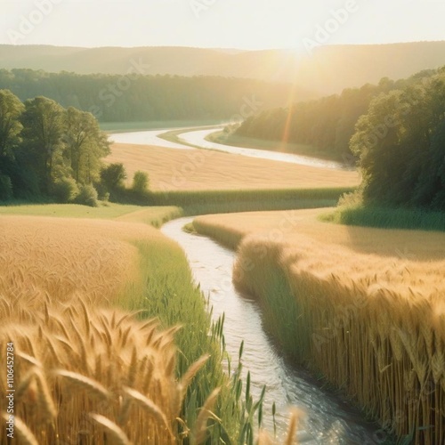 landscape with river