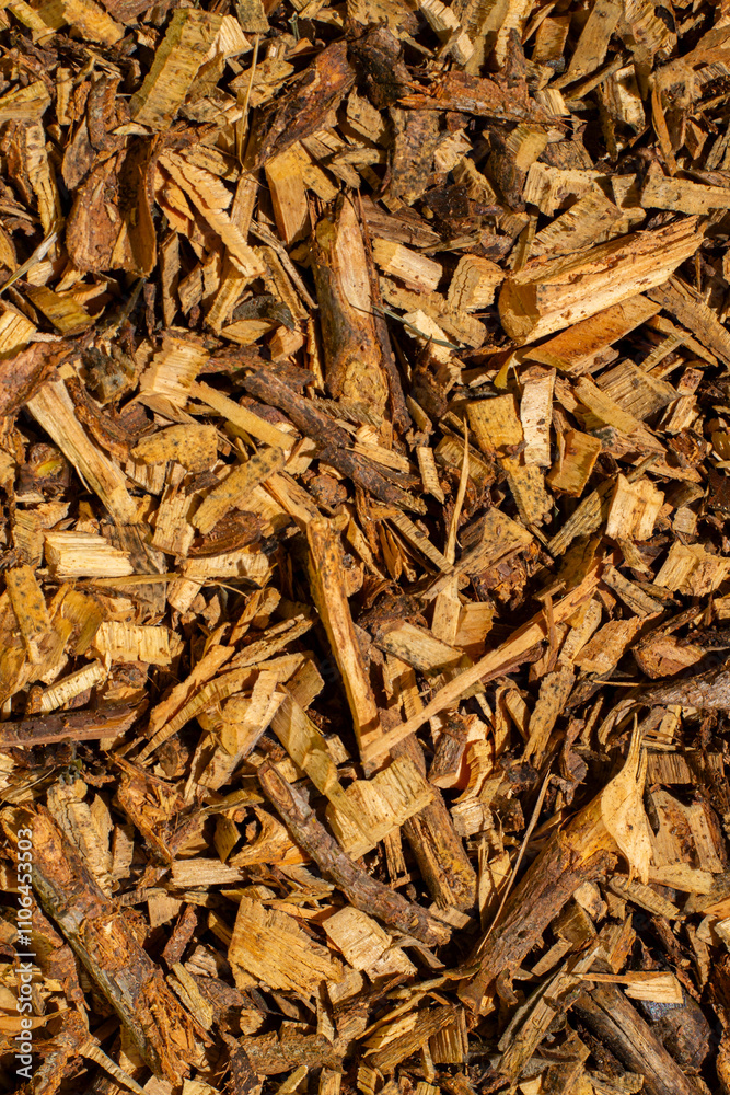 Compost from branches and pruning waste. Mulch. Natural fertiliser. Compost from branches and pruning waste. Mulch. Natural fertiliser.
