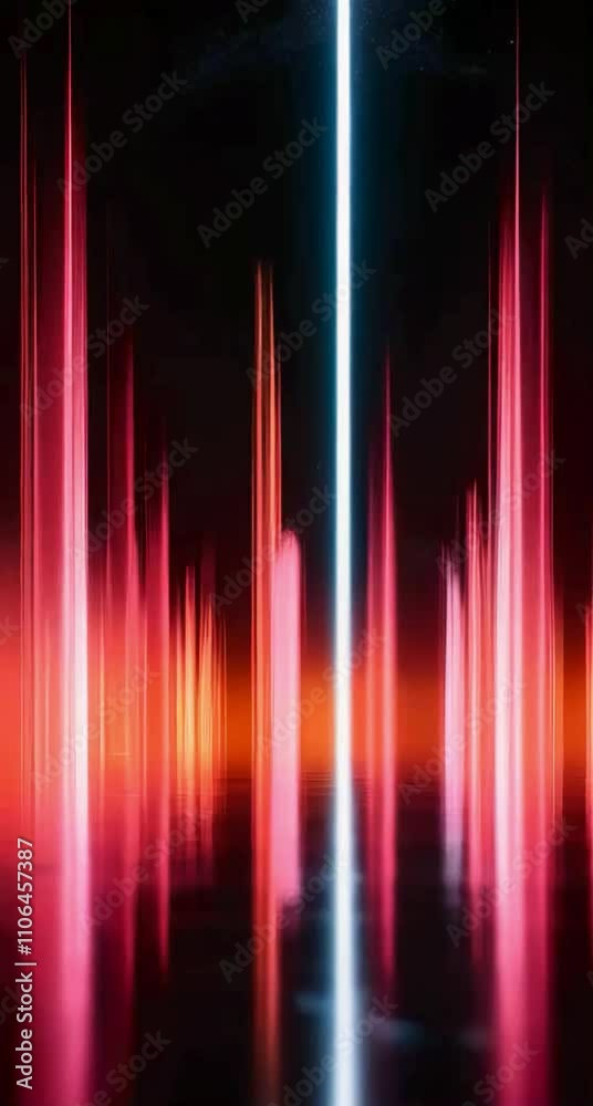 a highly stylized, cinematic set against a deep, inky black background, featuring vibrant, neon gradients that burst with coral and orange hues, evoking a sense of futuristic nostalgia a highly stylized, cinematic set against a deep, inky black background, featuring vibrant, neon gradients that burst with coral and orange hues, evoking a sense of futuristic nostalgia