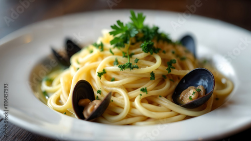 Delicious Linguine alle Vongole with Garlic and Parsley
