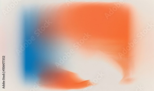 Wallpaper Mural A blurry orange and blue background with a white line Torontodigital.ca
