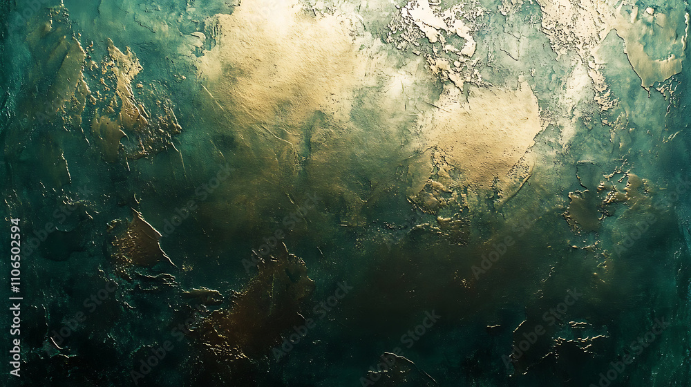 Fototapeta premium Bronze texture, metal plate as background or element for design, high-quality illustration and copy-space