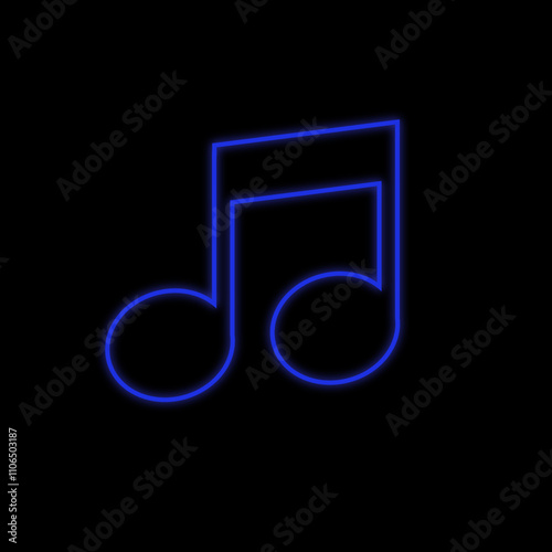 Music glyph icon