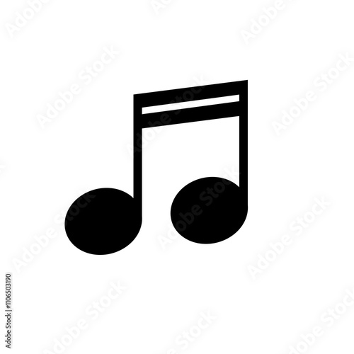 Music glyph icon