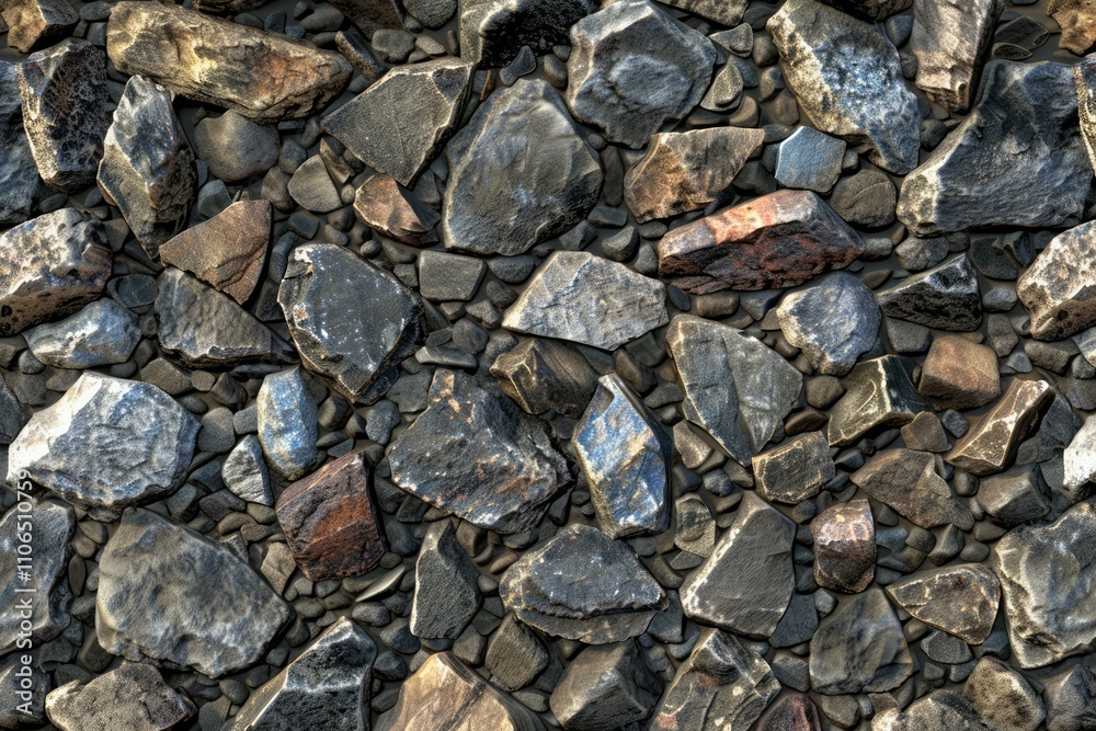 Photo of Grey gravel rock ground debris. Background texture for backdrops or mapping Photo of Grey gravel rock ground debris. Background texture for backdrops or mapping