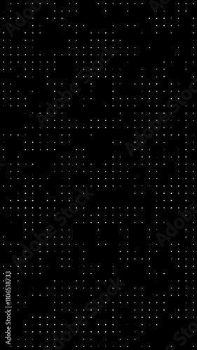 Seamless abstract technology halftone dotted overlay background animation
