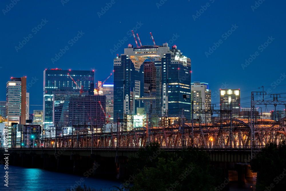 Osaka Skyline Cityscape