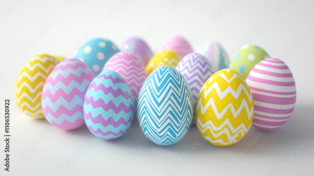 Colorful painted Easter eggs Colorful painted Easter eggs