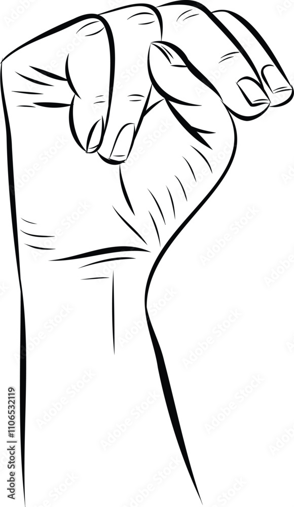 Hand Sign language alphabet gestures, Deaf-mutes hand language, Hand sign LETTER N Hand Sign language alphabet gestures, Deaf-mutes hand language, Hand sign LETTER N