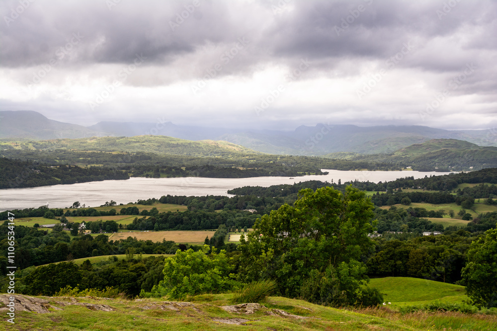 Lake Windermere Panoramic View Lake Windermere Panoramic View