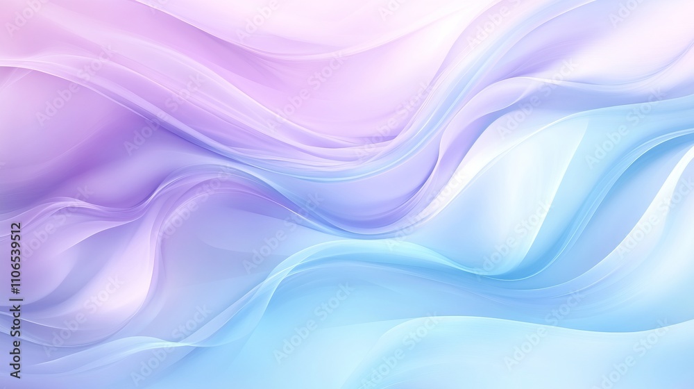 Abstract Pastel Wave Background: Serene Lavender and Light Blue Swirls Abstract Pastel Wave Background: Serene Lavender and Light Blue Swirls