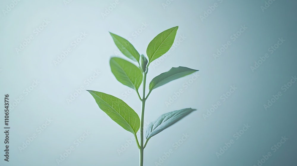 A soft and clean photo of an echinacea plant sapling, vibrant green leaves on a minimalist white background, A soft and clean photo of an echinacea plant sapling, vibrant green leaves on a minimalist white background,