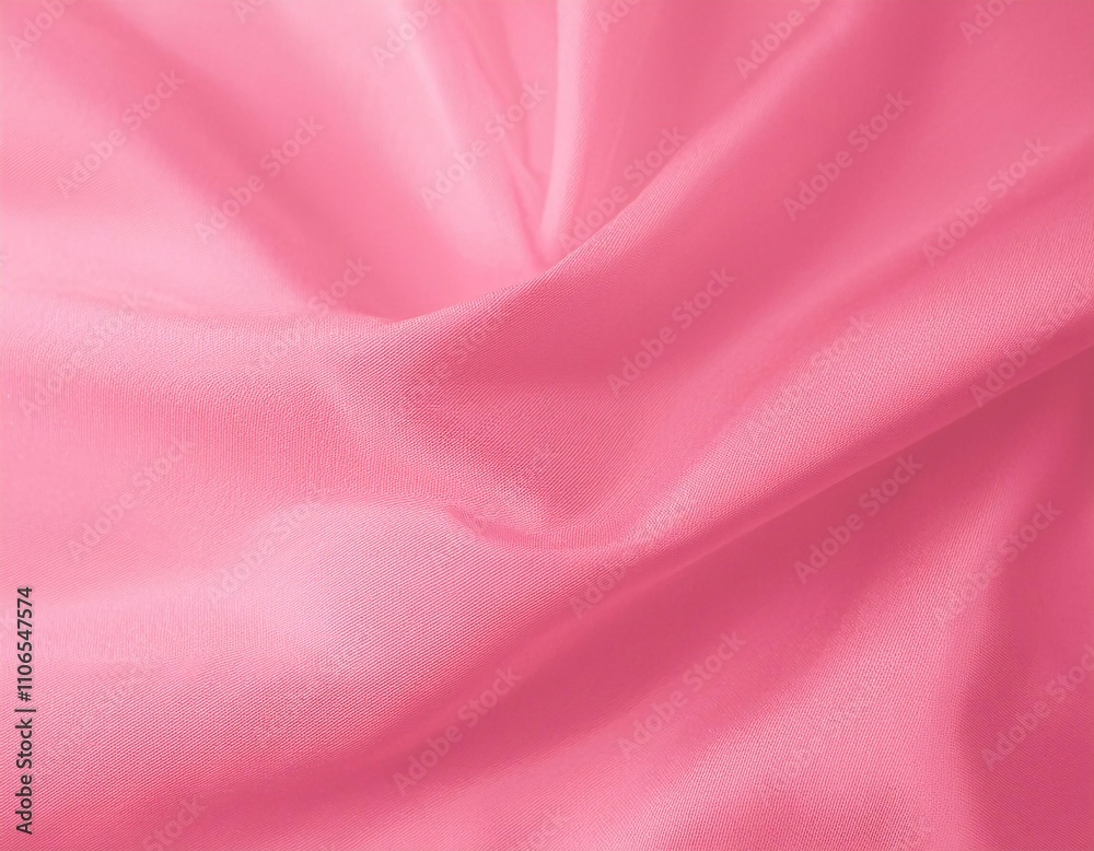 Obraz premium The texture of the pink fabric seems to move, creating a soft and elegant effect.
