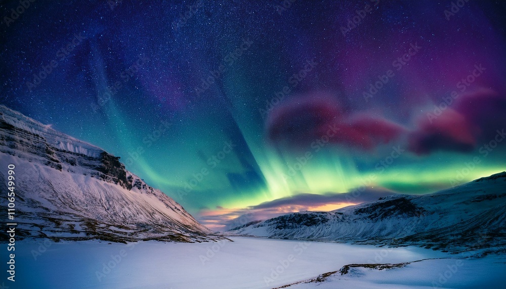 Fototapeta premium The stars twinkle like diamonds scattered across velvet. 