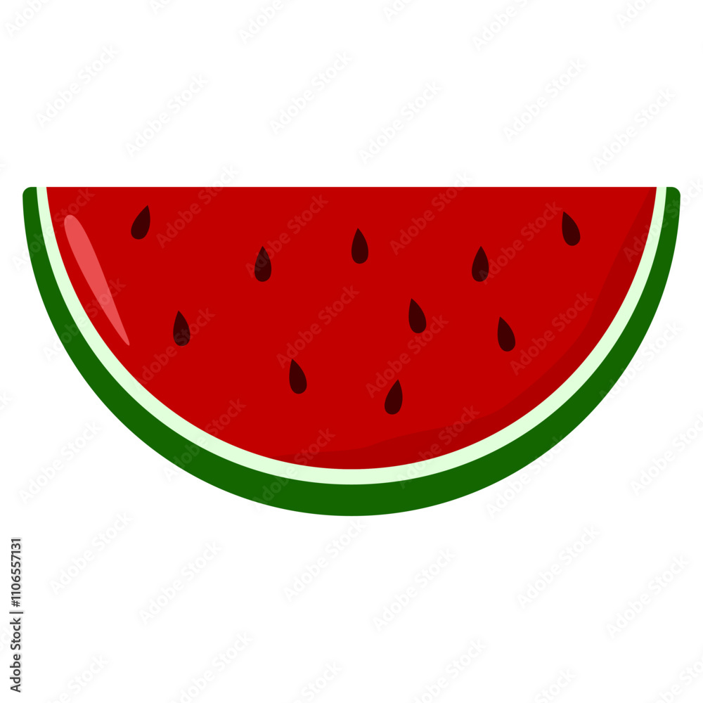 slice of watermelon illustration slice of watermelon illustration