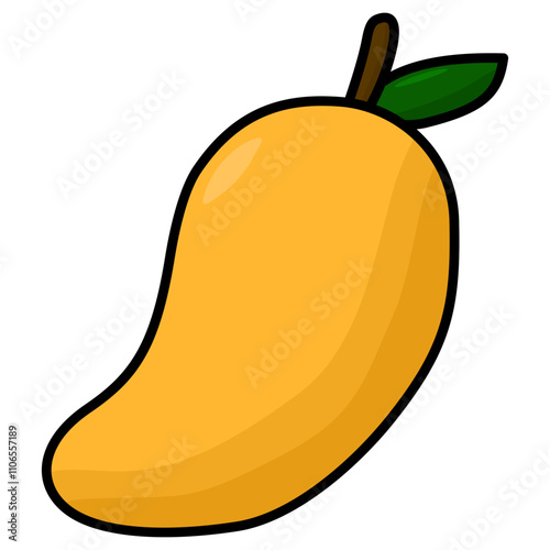 mango fruit illustration