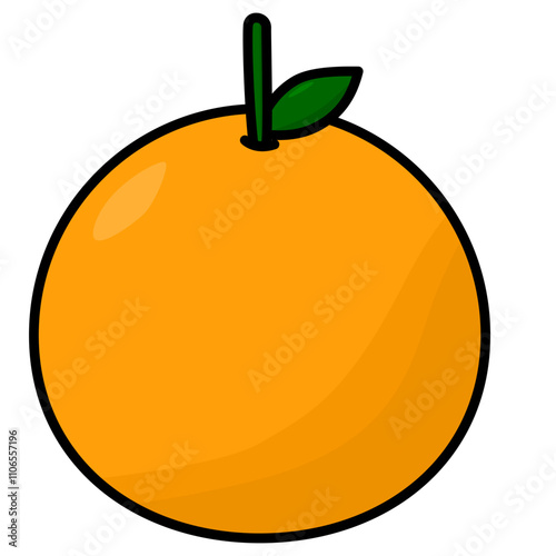 orange fruit illustration