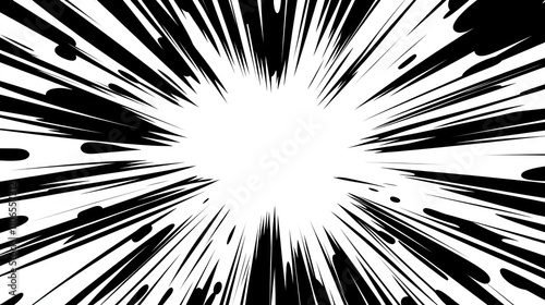 A blurry image of a white background with a black line in the middle. The line is a circle with a black dot in the center