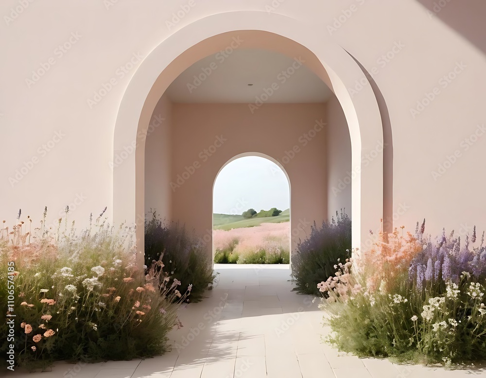 Fototapeta premium arch in the garden