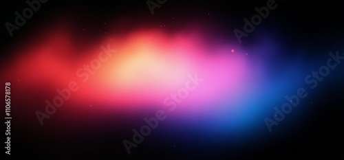 Vibrant Gradient Background Deep Blue Pink Purple Orange Abstract Design Soft Glowing Effect