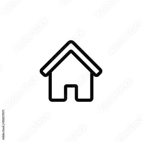 web Home Icon. House icon Vector	
