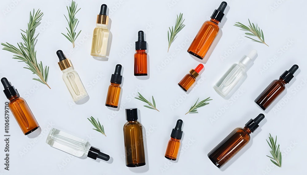 Natural essential oil bottles - a world of refinement Natural essential oil bottles - a world of refinement