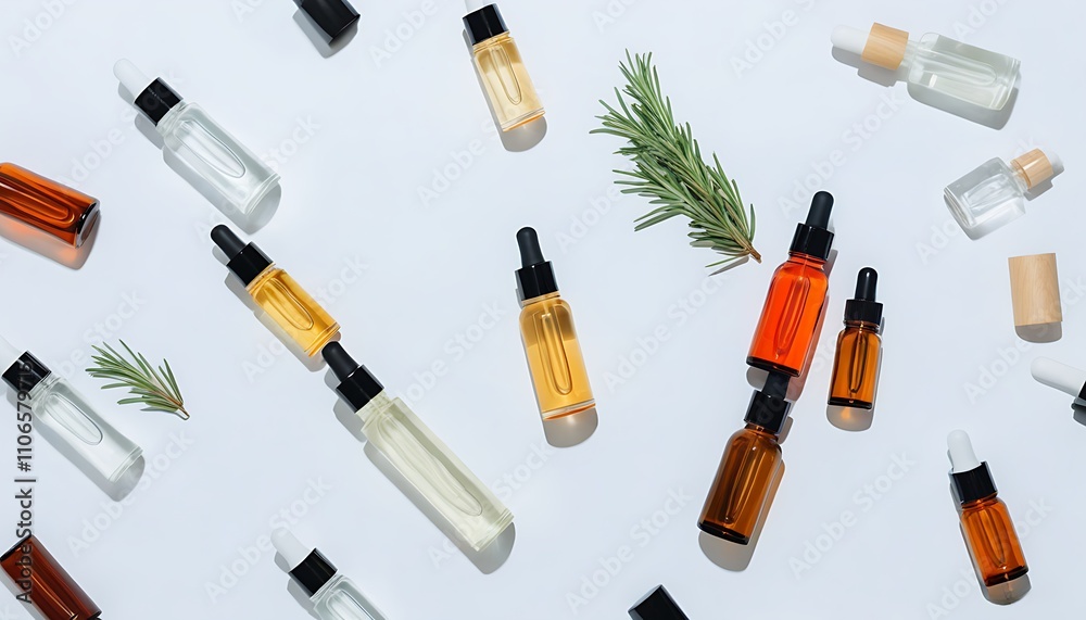 Natural essential oil bottles - a world of refinement Natural essential oil bottles - a world of refinement