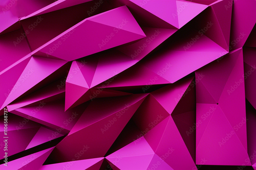 Obraz premium Viva magenta color abstract geometric crimson red color texture
