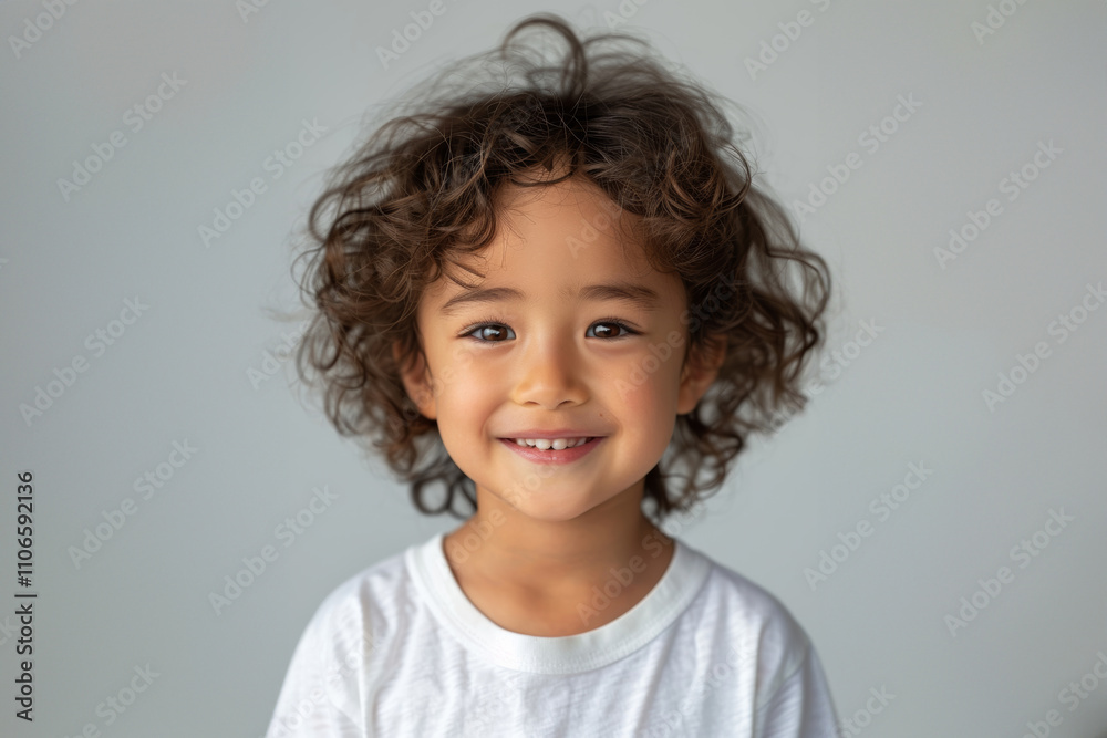 Young Asian boys in relaxed, casual clothing stand against a plain white background, showcasing their joyful innocence and individual styles. Young Asian boys in relaxed, casual clothing stand against a plain white background, showcasing their joyful innocence and individual styles.
