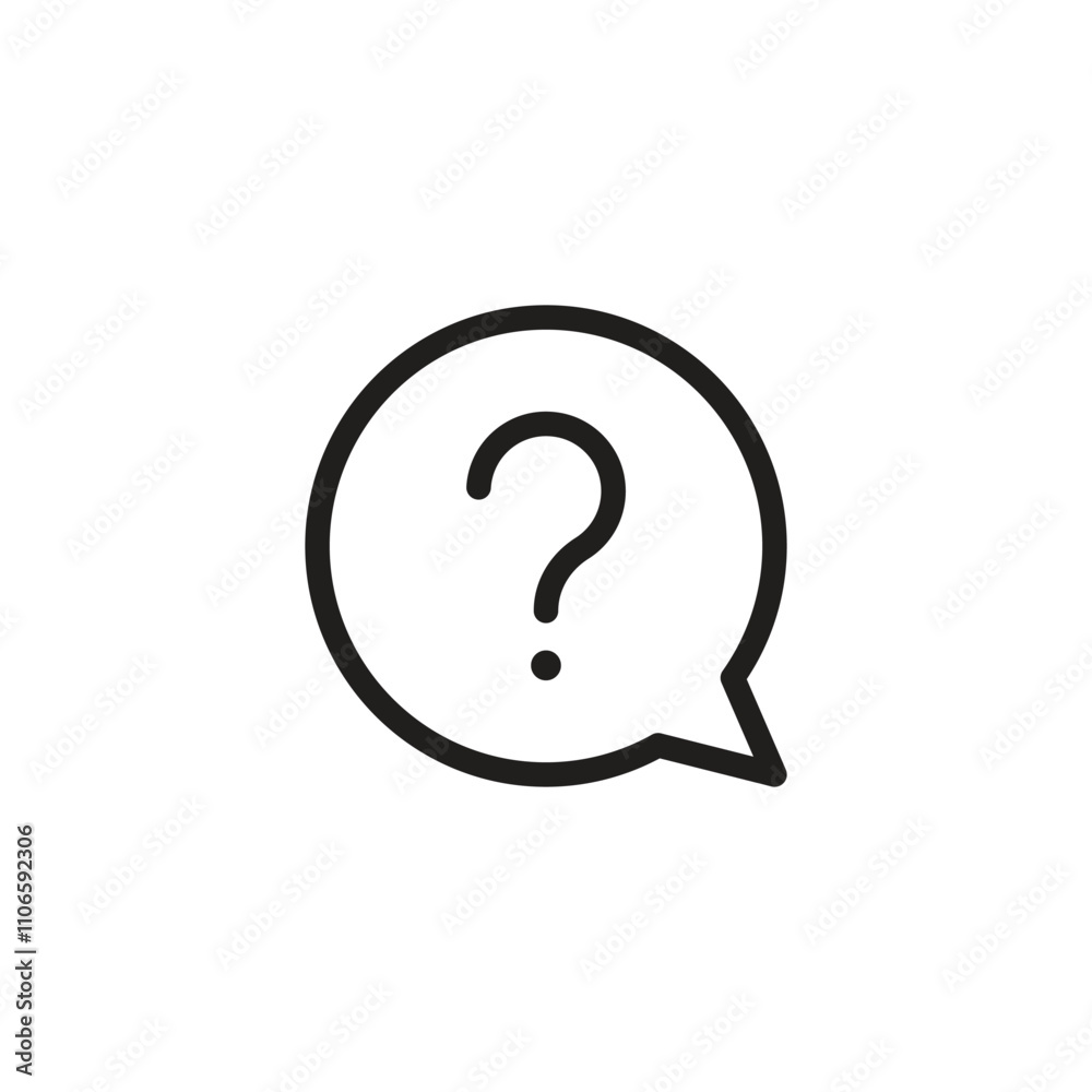 Question mark icon vector. customer support icon symbol Question mark icon vector. customer support icon symbol