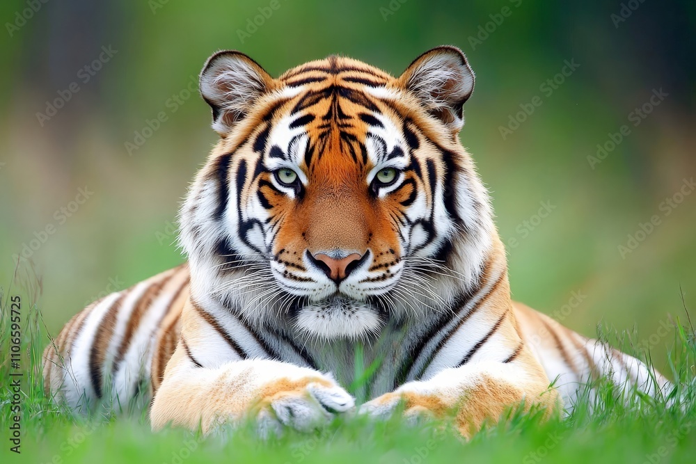 Fototapeta premium photo dazzling tiger