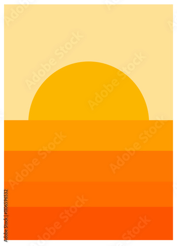 boho orange decor, boho wall prints, aesthetic abstract poster, neutral wall art.