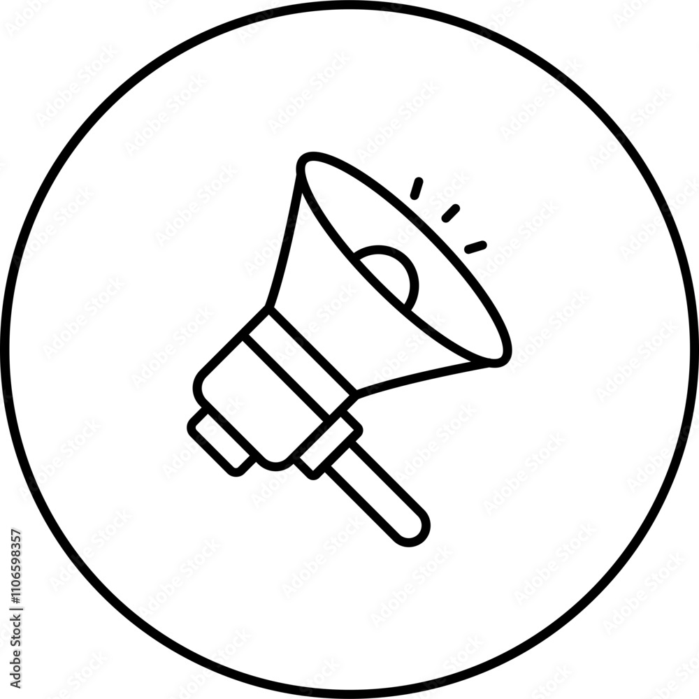 Fototapeta premium Loud Speaker Icon