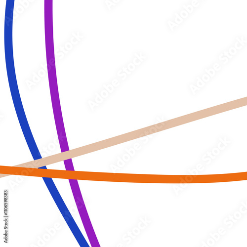 Abstract Colorful Line Design